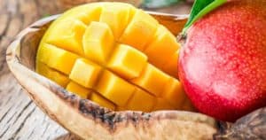 top of of our list of superfoods is mango