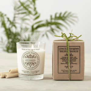 Pure Wight candle Lime & Lemongrass