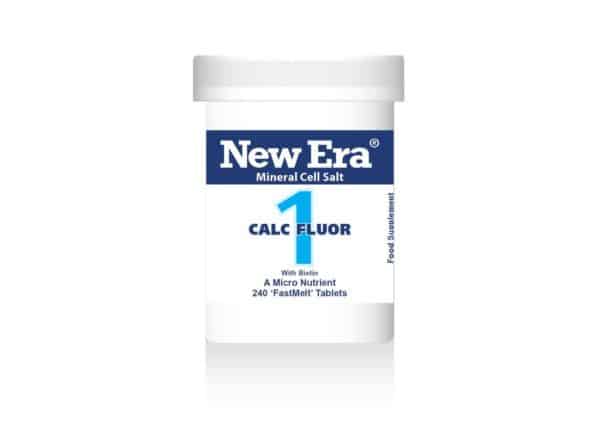 New Era tissue salts No1 calc fluor